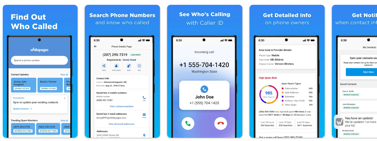 Reverse Phone Lookup Mobile App: Identify Unknown Callers & Block Spam ...